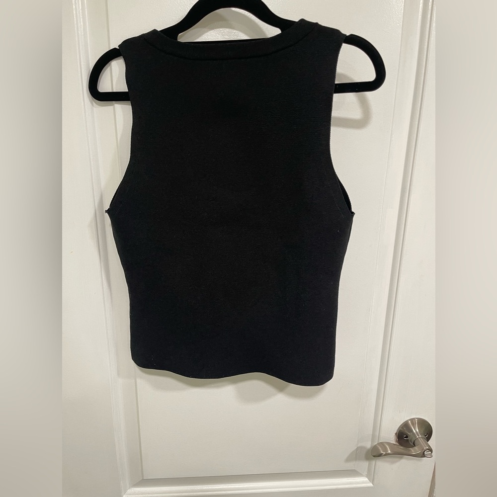 Sleek Black Sleeveless Top from Express - Size M